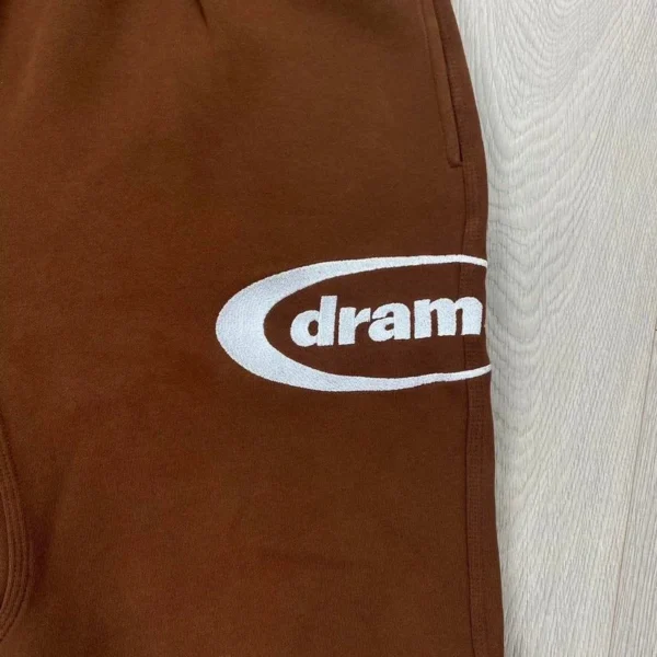 Drama Call Brown/White Oval Shorts