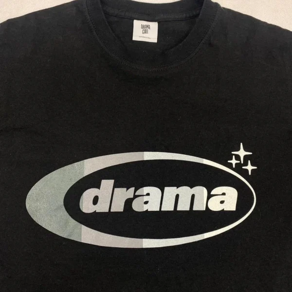 Drama Call Oval T-shirt Black/Grey