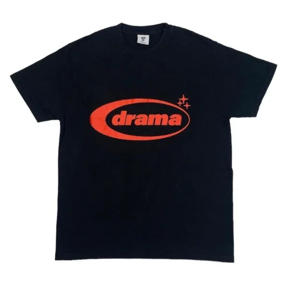 Drama Call Oval T-shirt Black/Red