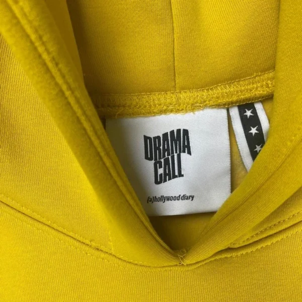 Drama Call Yellow Hoodie