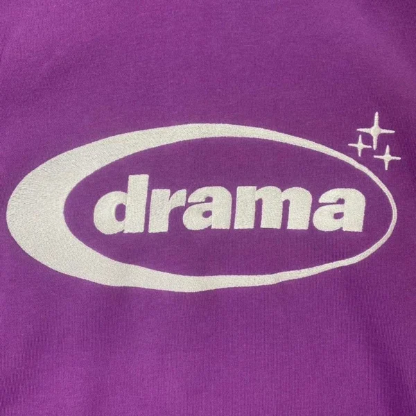 Drama Call Oval Purple Hoodie