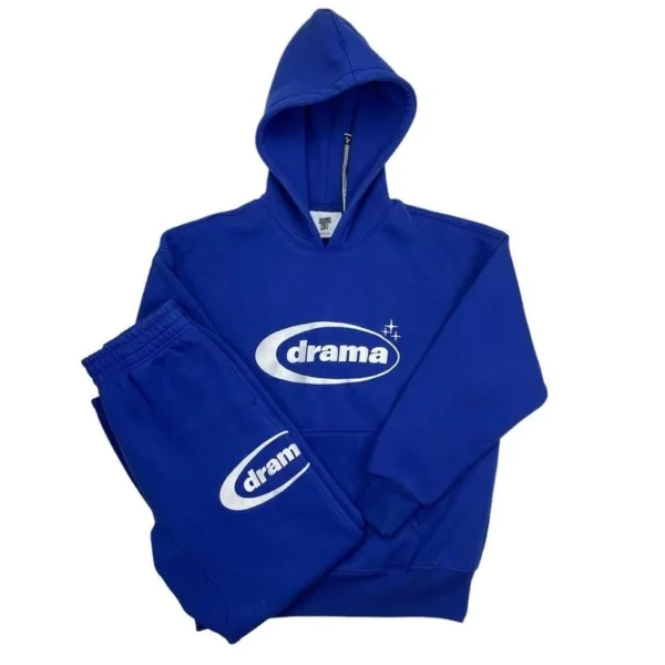 Drama Call Hoodie/Jogger Set Blue